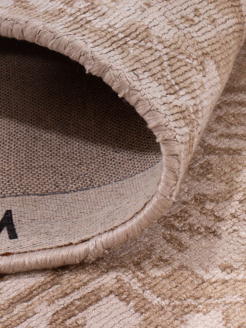 Alfombra de pasillo Alfombra de viscosa - 240 x 80 cm - caramelo