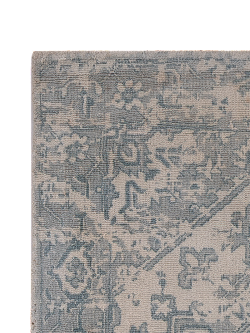 Läufer Viskose - 240 x 80 cm - türkis