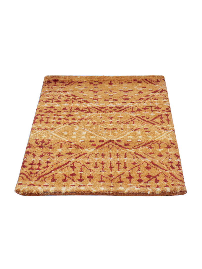 Alfombra Gabbeh - Indus - 90 x 60 cm - caramelo