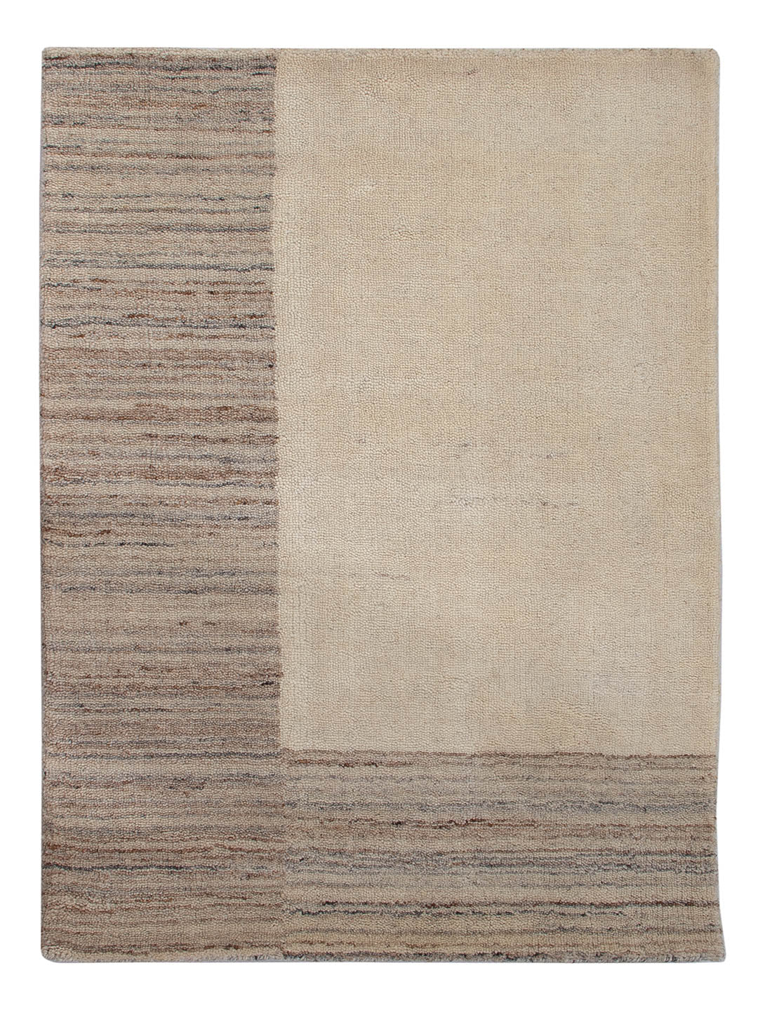Gabbeh Teppich - Loribaft Softy - 90 x 60 cm - beige