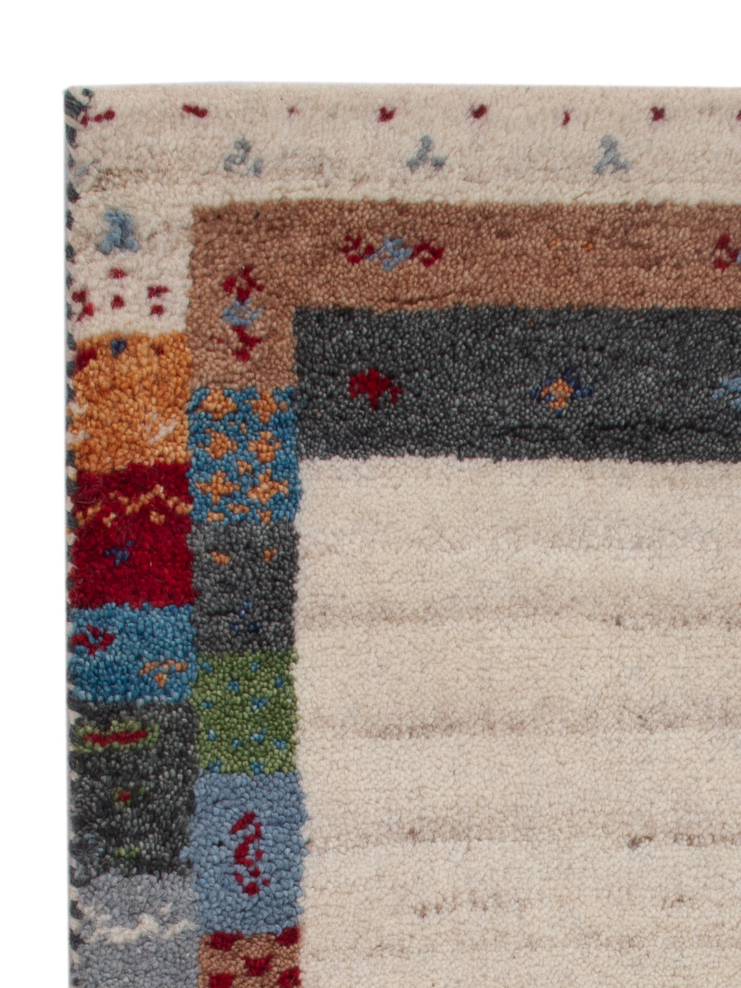 Gabbeh Teppich - Indus - 90 x 60 cm - mehrfarbig