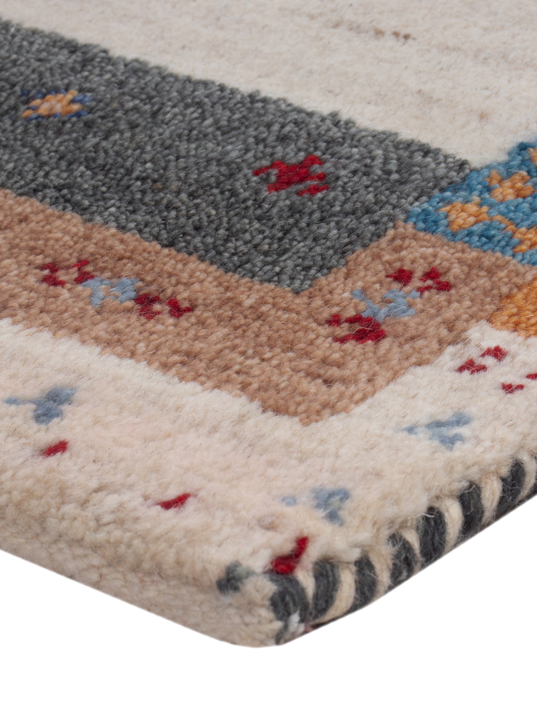 Gabbeh Teppich - Indus - 90 x 60 cm - mehrfarbig