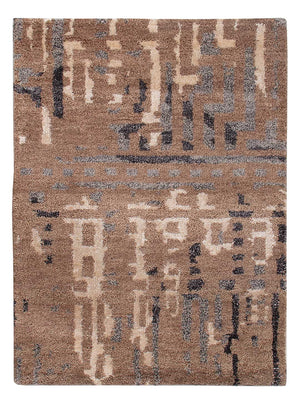 Gabbeh Teppich - Indus - 90 x 60 cm - hellbraun