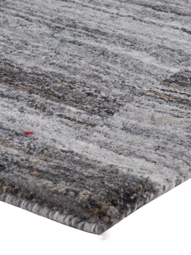 Gabbeh Teppich - Loribaft Softy - 90 x 60 cm - grau