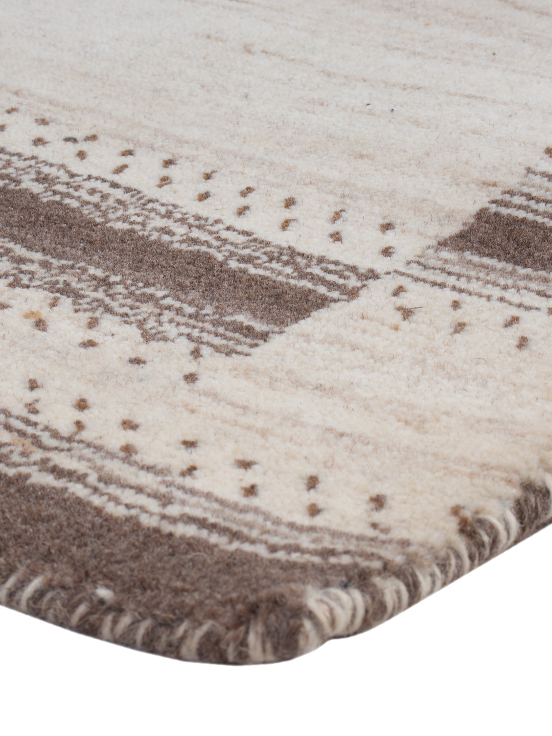 Gabbeh Teppich - Loribaft Softy - 90 x 60 cm - beige