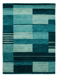 Gabbeh Teppich - Loribaft Softy - 90 x 60 cm - mehrfarbig