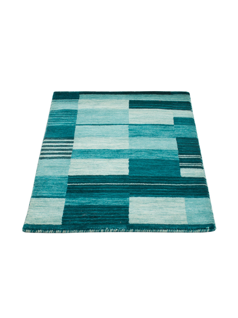 Gabbeh Teppich - Loribaft Softy - 90 x 60 cm - mehrfarbig