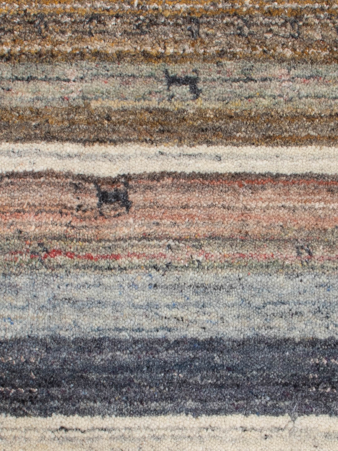 Gabbeh Teppich - Loribaft Softy - 90 x 60 cm - mehrfarbig