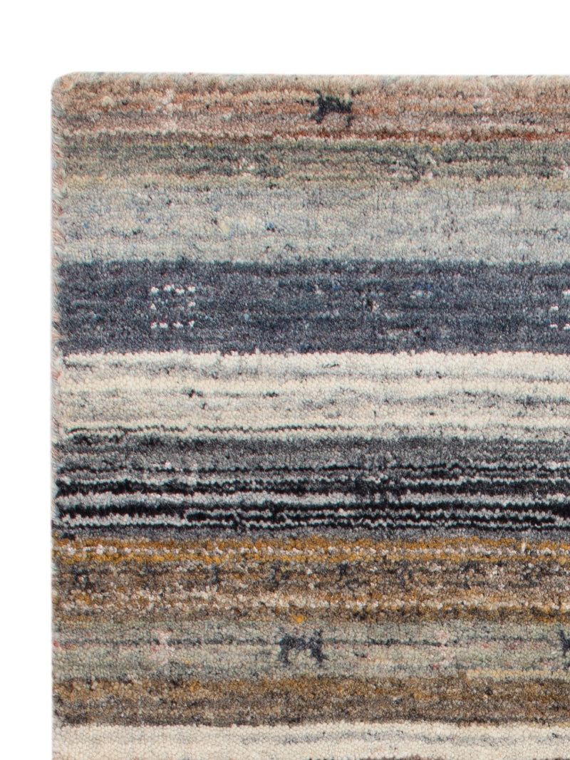 Gabbeh Teppich - Loribaft Softy - 90 x 60 cm - mehrfarbig