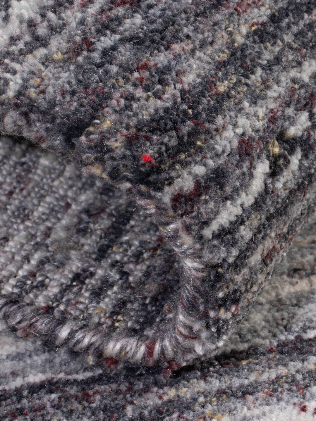 Gabbeh Teppich - Loribaft Softy - 90 x 60 cm - grau