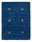 Gabbeh Teppich - Loribaft Softy - 90 x 60 cm - blau