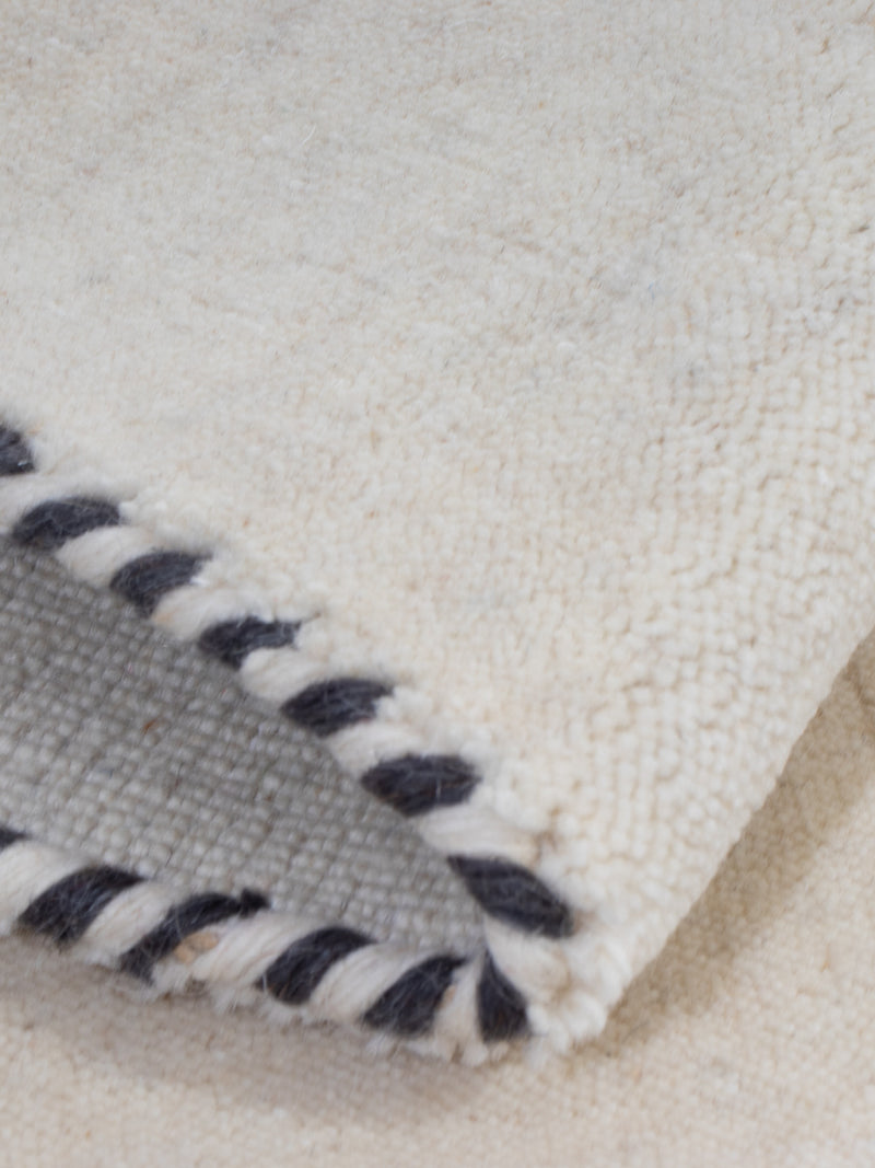 Gabbeh Teppich - Loribaft Softy - 90 x 60 cm - naturweiß