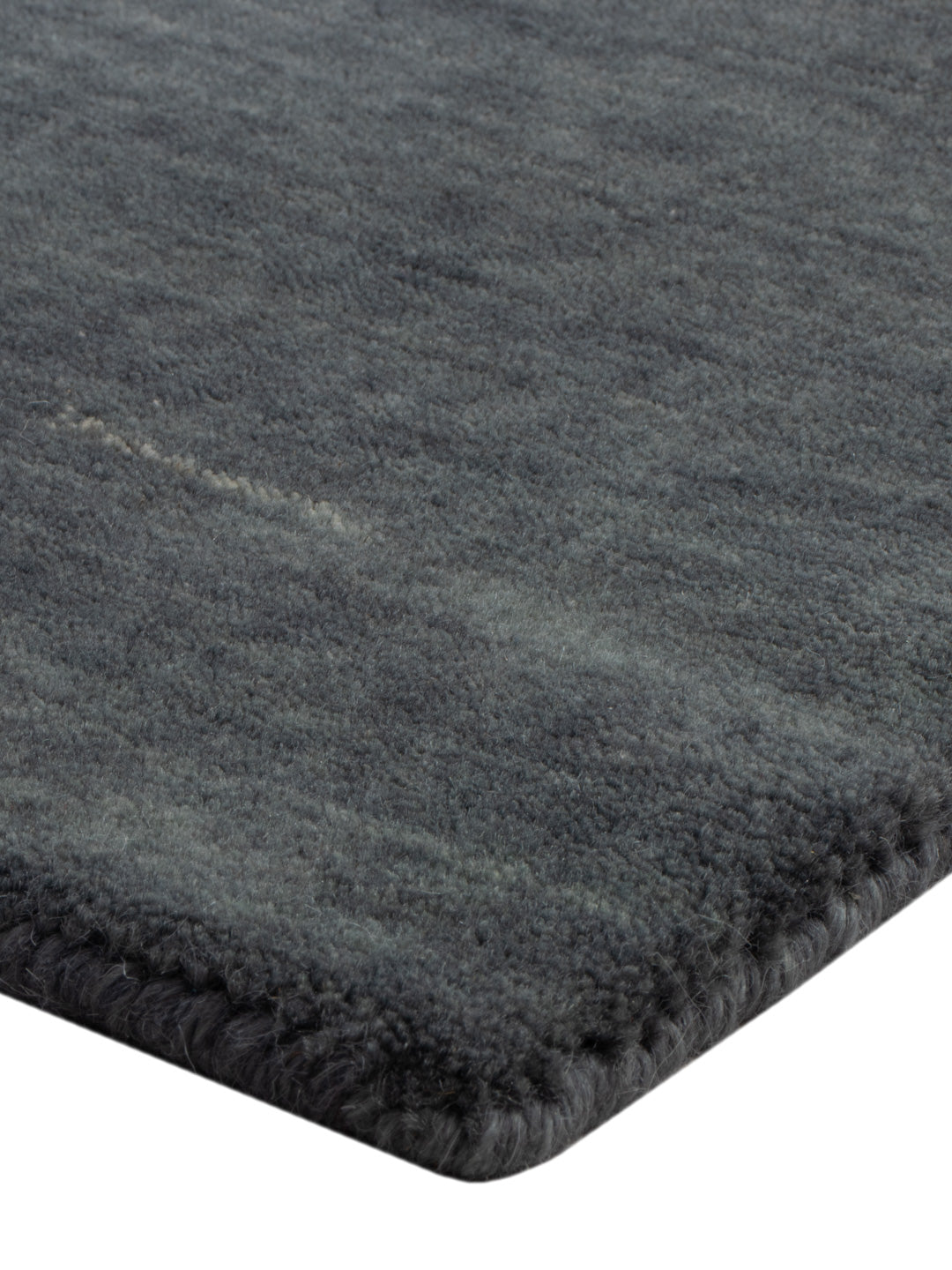 Gabbeh Teppich - Loribaft Softy - 60 x 40 cm - grau