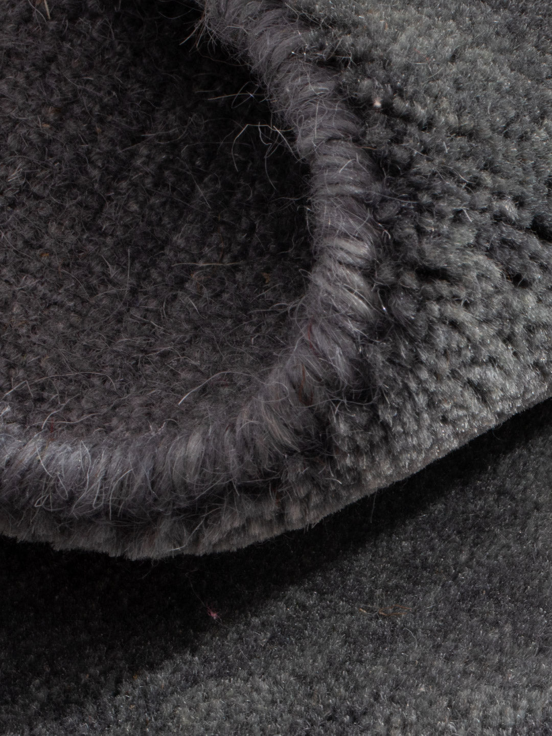 Gabbeh Teppich - Loribaft Softy - 60 x 40 cm - grau