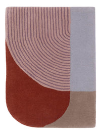 Alfombra de lana - 90 x 60 cm - caramelo