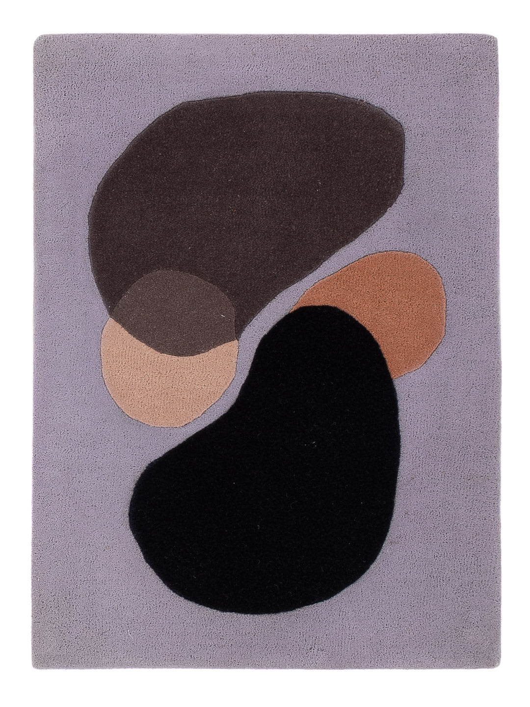 Alfombra de lana - 90 x 60 cm - caramelo