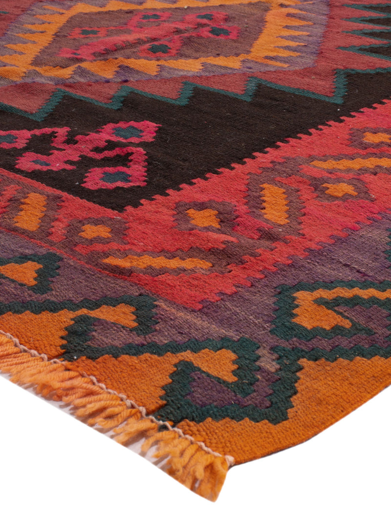 Kelim Teppich - Old - 360 x 150 cm - rost