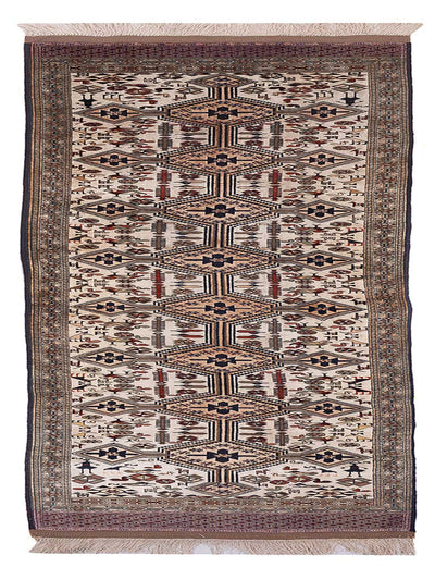 Kilim de seda Alfombra