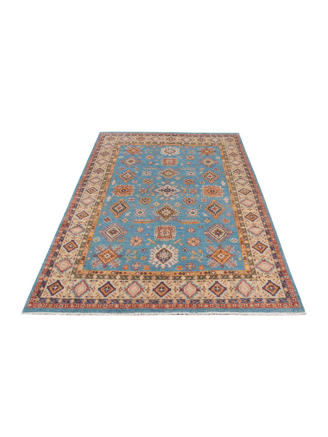 Ziegler Teppich - Kazak - 243 x 172 cm - hellblau
