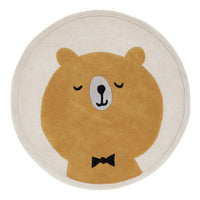 Kinderteppich Bär mit Fliege rund – product image