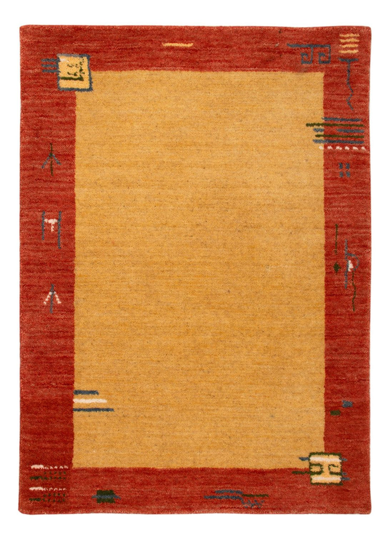 Alfombra Gabbeh - Softy - 90 x 60 cm - amarillo