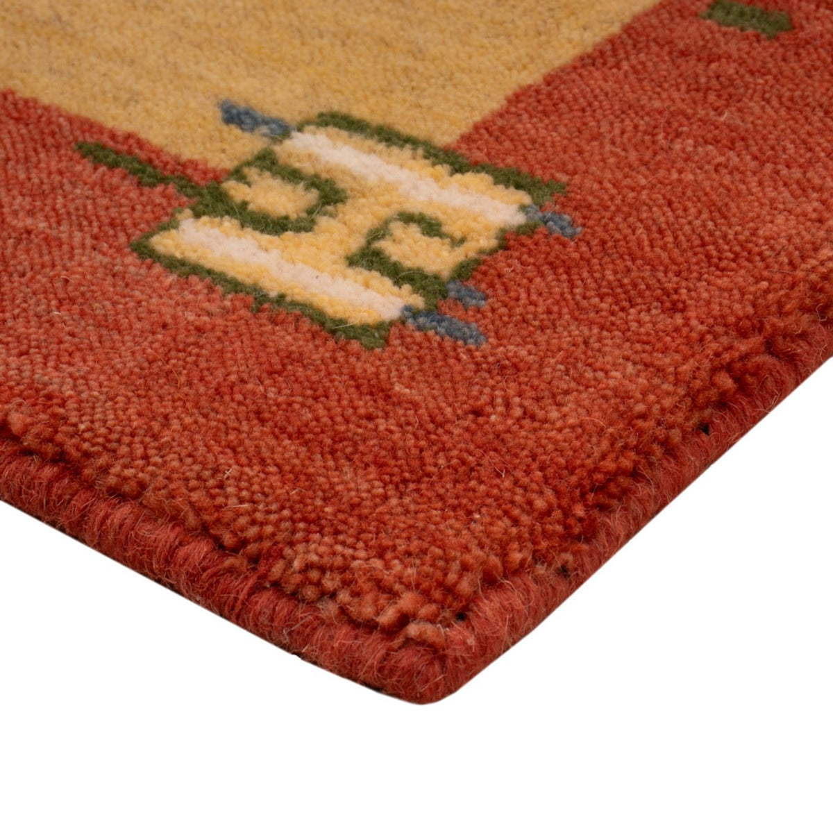 Alfombra Gabbeh - Softy - 90 x 60 cm - amarillo