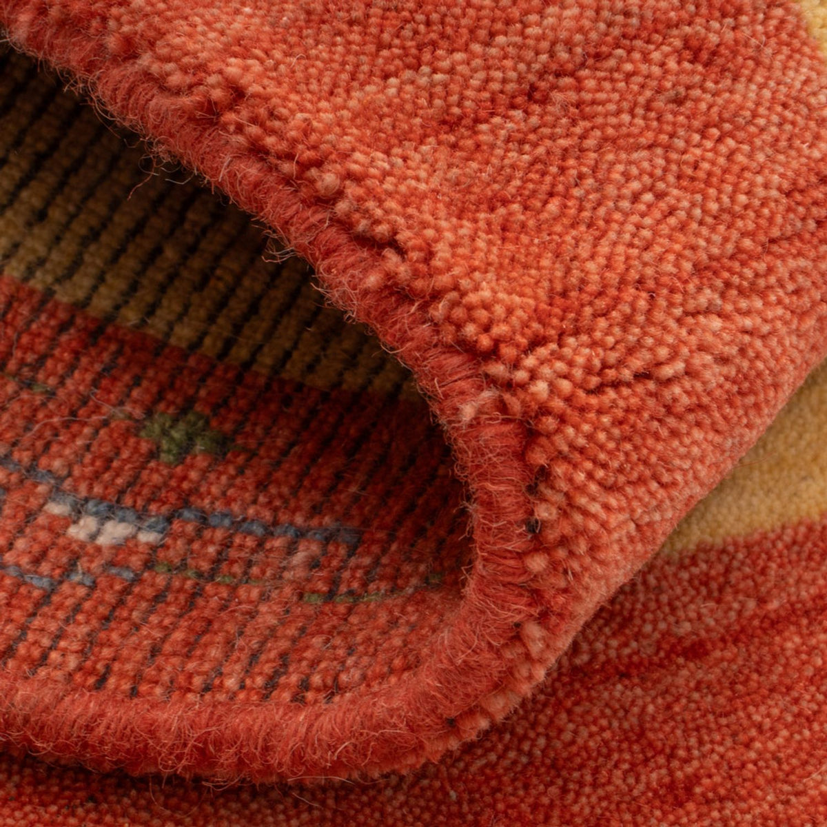 Alfombra Gabbeh - Softy - 90 x 60 cm - amarillo