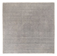 Alfombra Gabbeh - Loribaft Indus cuadrado  - 250 x 250 cm - gris claro