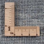 Alfombra Gabbeh - Loribaft Indus cuadrado  - 250 x 250 cm - gris claro