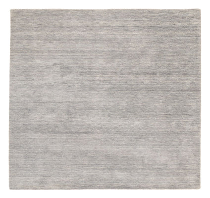 Alfombra Gabbeh - Loribaft Indus cuadrado  - 200 x 200 cm - gris claro