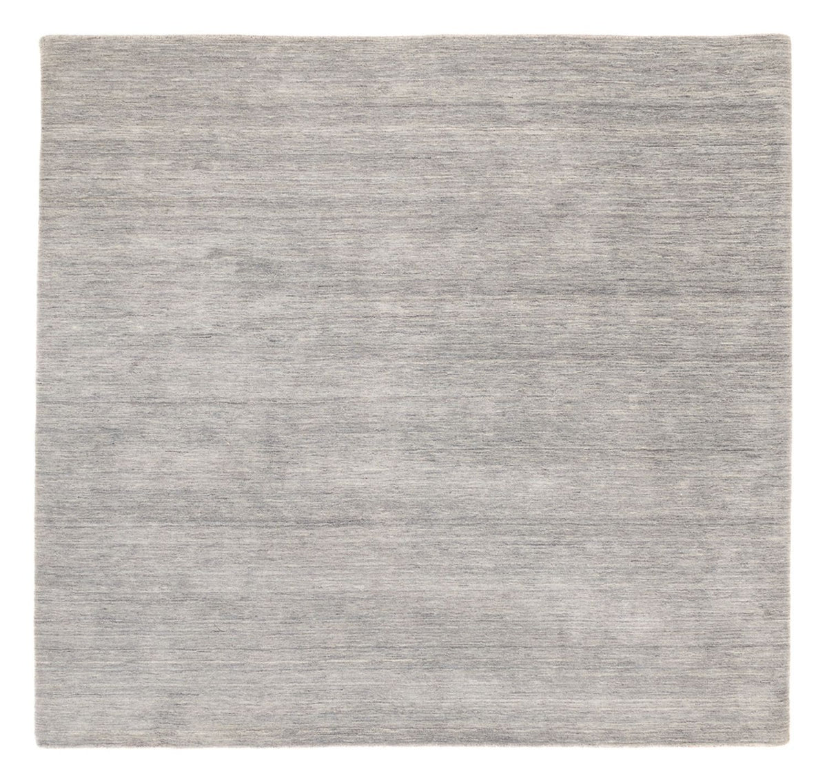 Alfombra Gabbeh - Loribaft Indus cuadrado  - 200 x 200 cm - gris claro