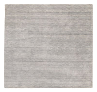 Alfombra Gabbeh - Loribaft Indus cuadrado  - 200 x 200 cm - gris claro