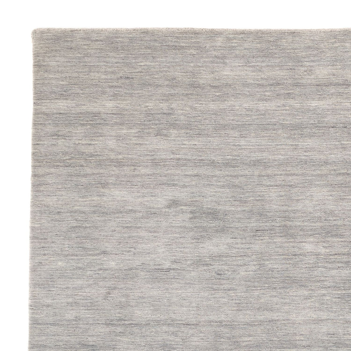 Alfombra Gabbeh - Loribaft Indus cuadrado  - 200 x 200 cm - gris claro