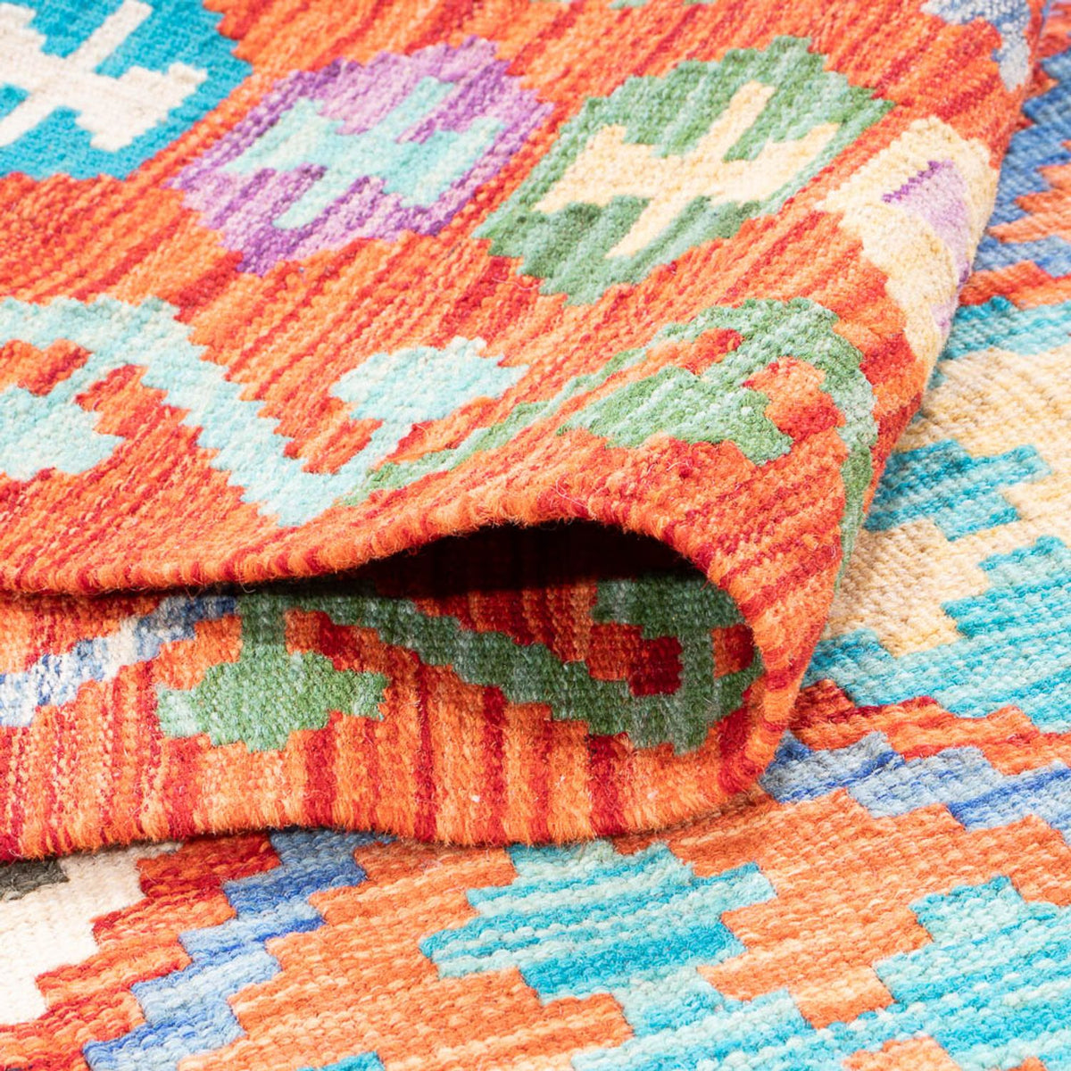 Alfombra Kelim - Splash - 165 x 100 cm - multicolor