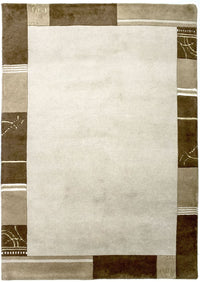 Alfombra de Nepal - 197 x 143 cm - beige