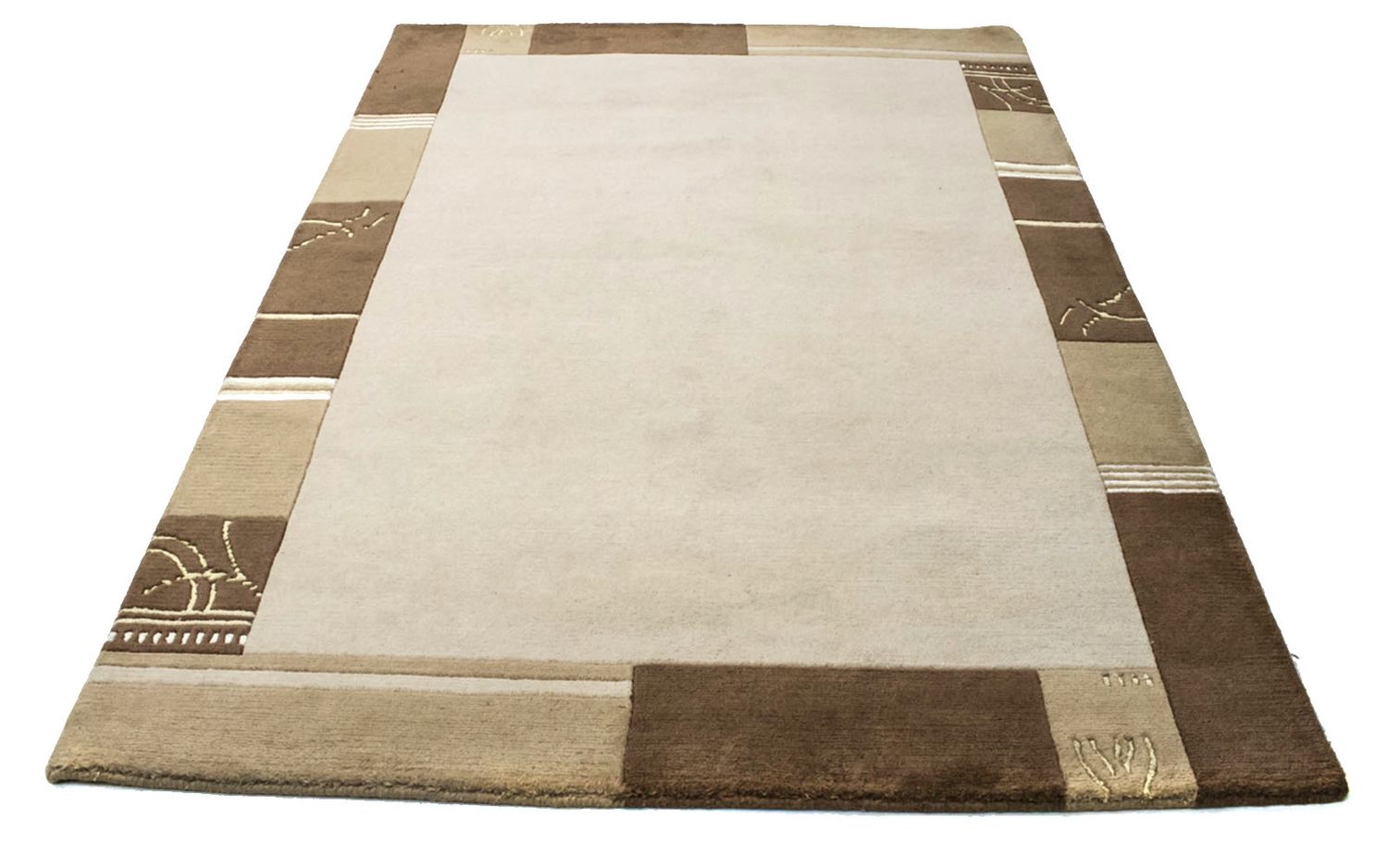 Alfombra de Nepal - 197 x 143 cm - beige
