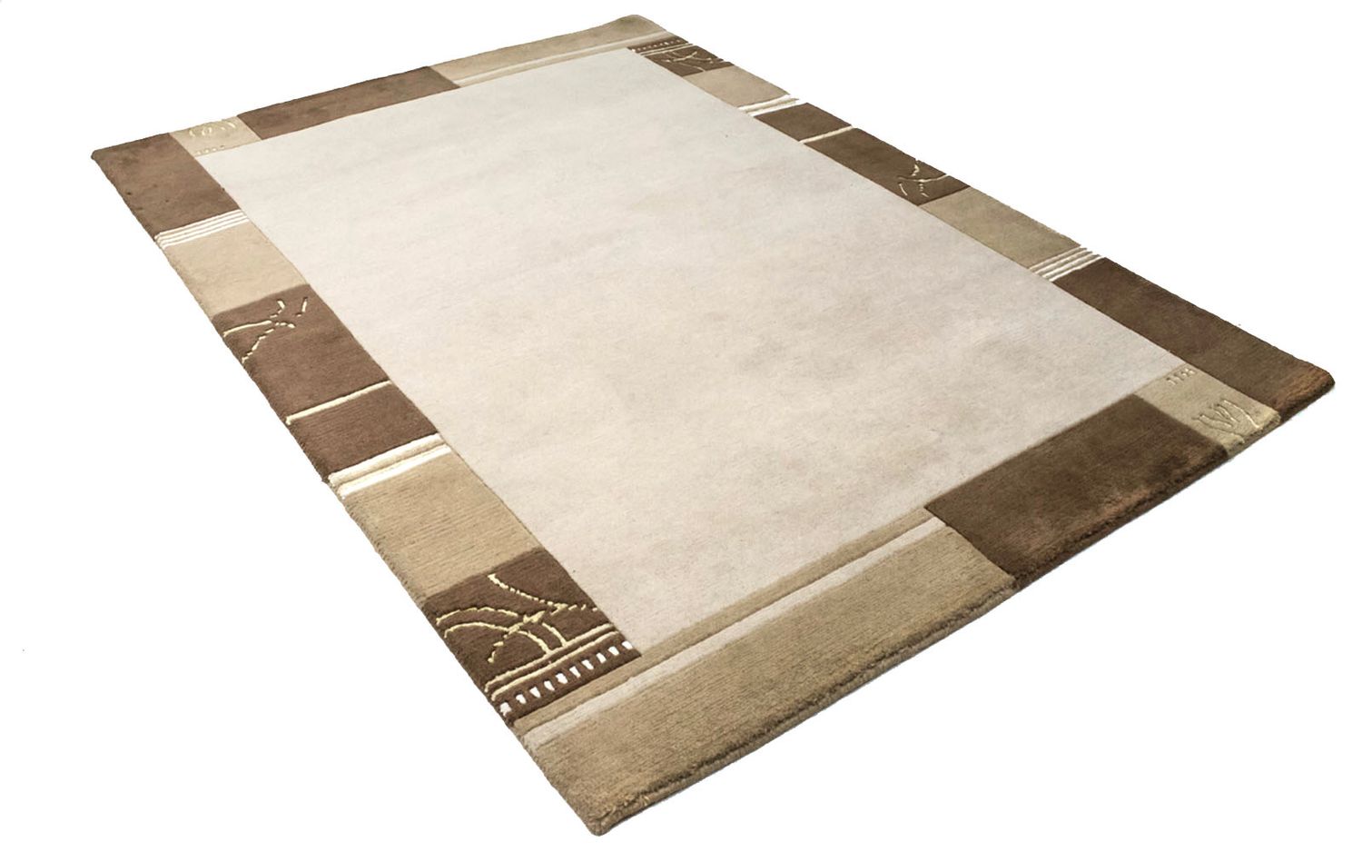 Alfombra de Nepal - 197 x 143 cm - beige