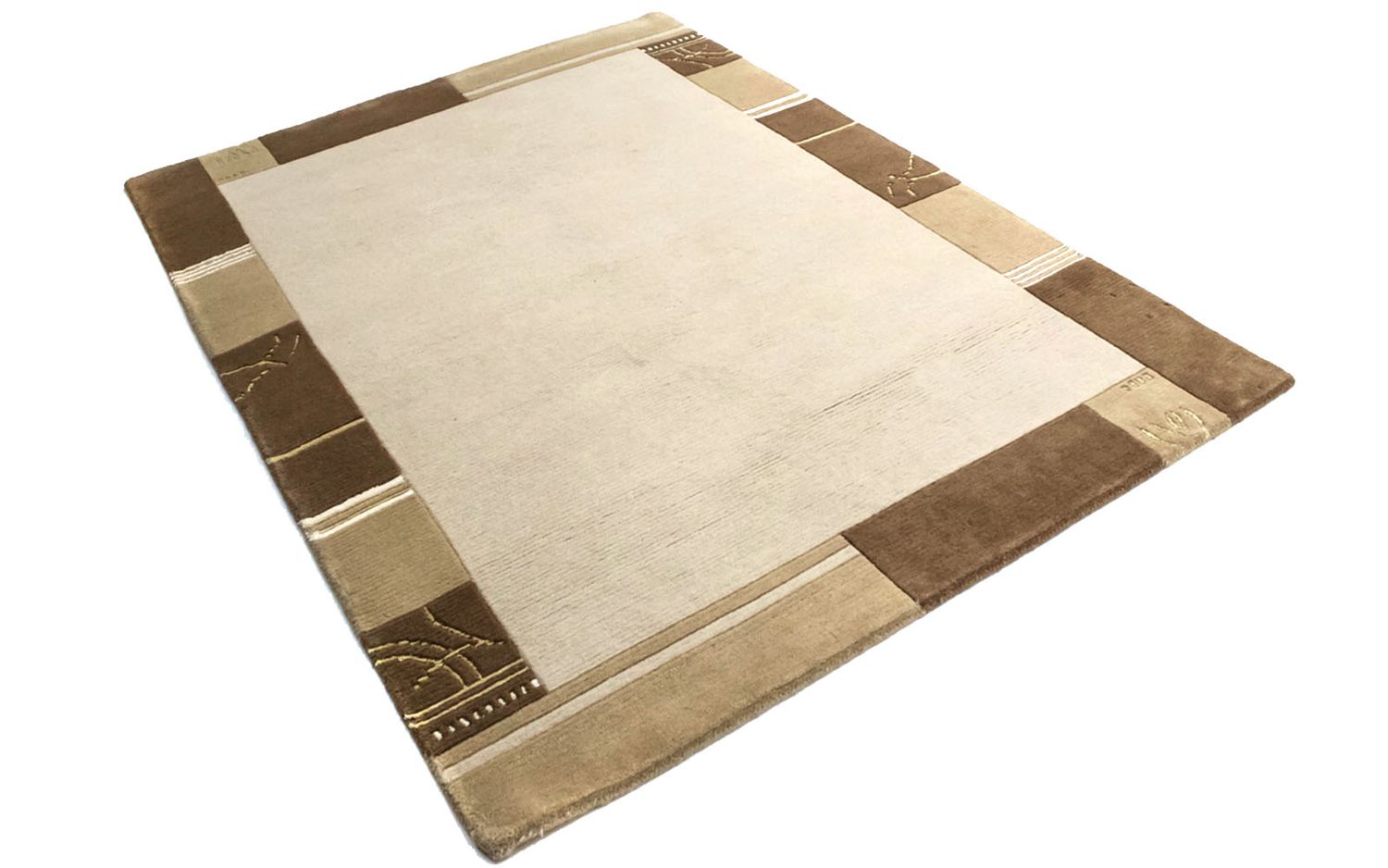 Alfombra de Nepal - 197 x 143 cm - beige