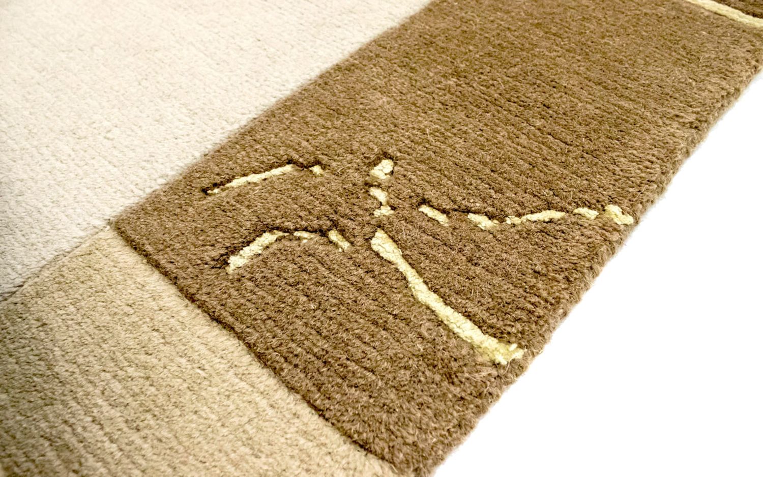 Alfombra de Nepal - 197 x 143 cm - beige