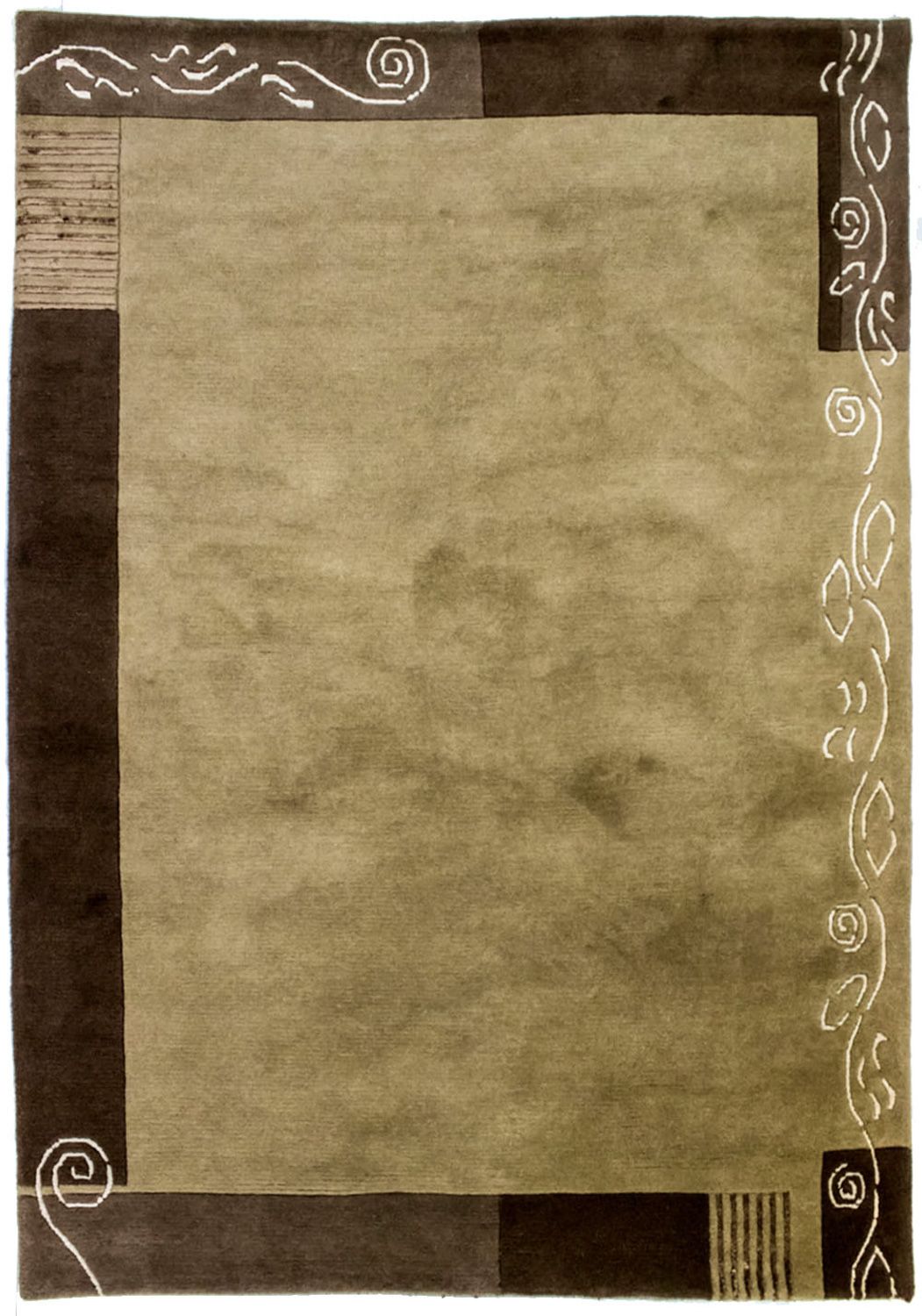 Alfombra de Nepal - 200 x 146 cm - beige