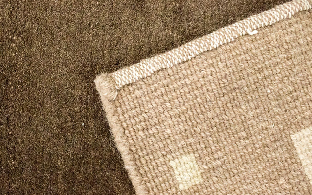 Alfombra de Nepal - 197 x 143 cm - marrón