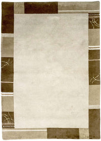 Alfombra de Nepal - 195 x 144 cm - beige