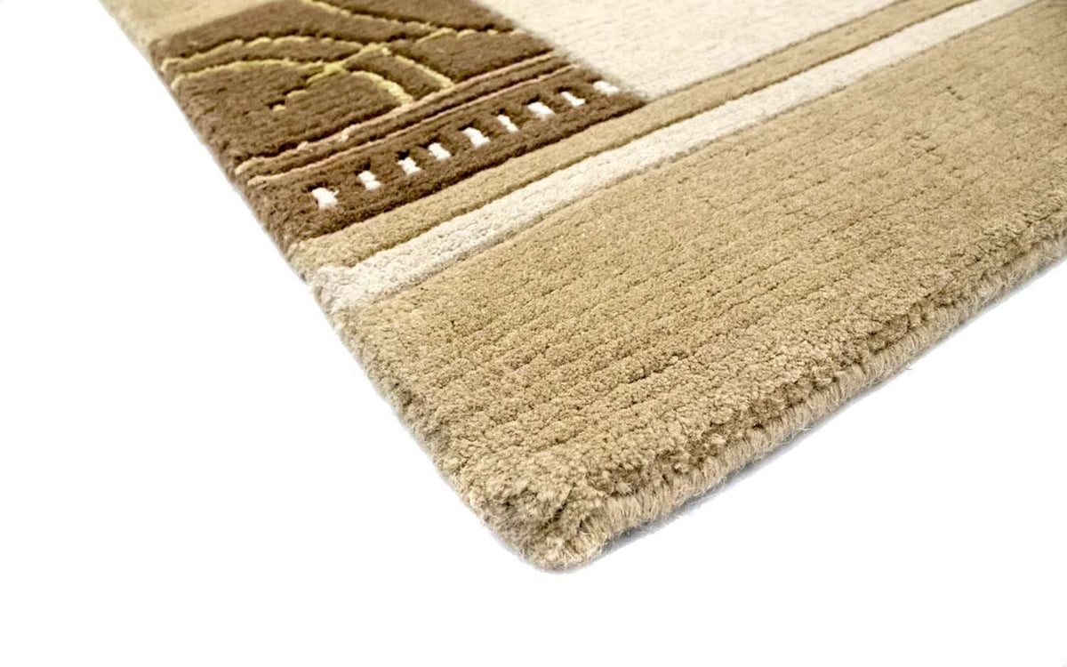 Alfombra de Nepal - 195 x 144 cm - beige