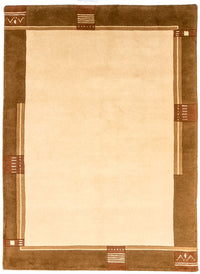 Alfombra de Nepal - 197 x 144 cm - beige