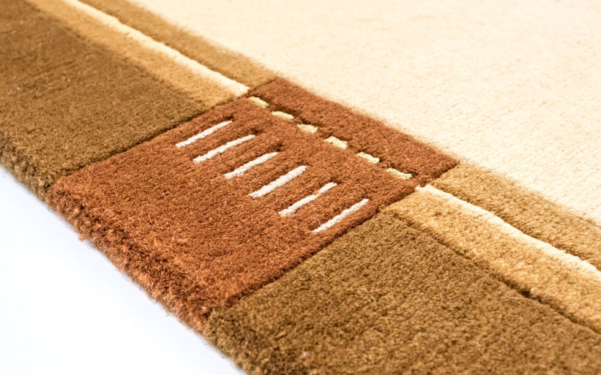 Alfombra de Nepal - 197 x 144 cm - beige