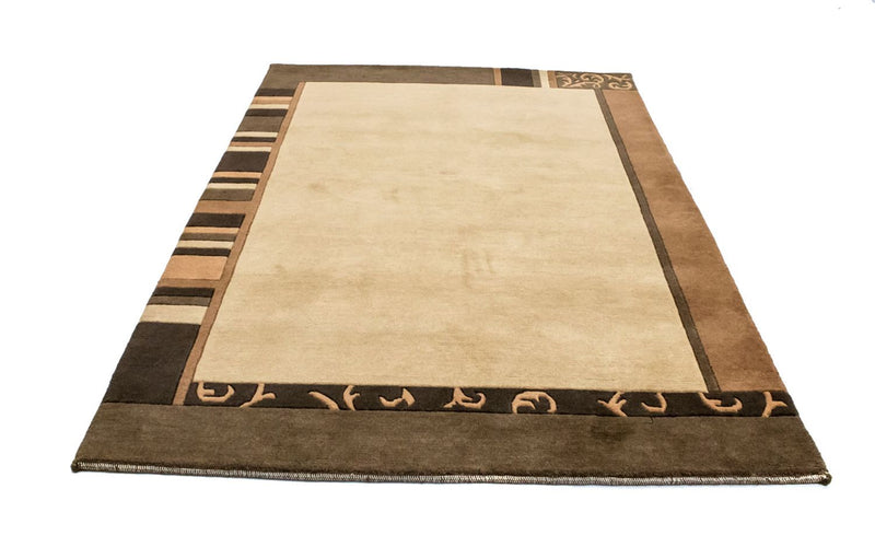 Alfombra de Nepal - 198 x 144 cm - marrón