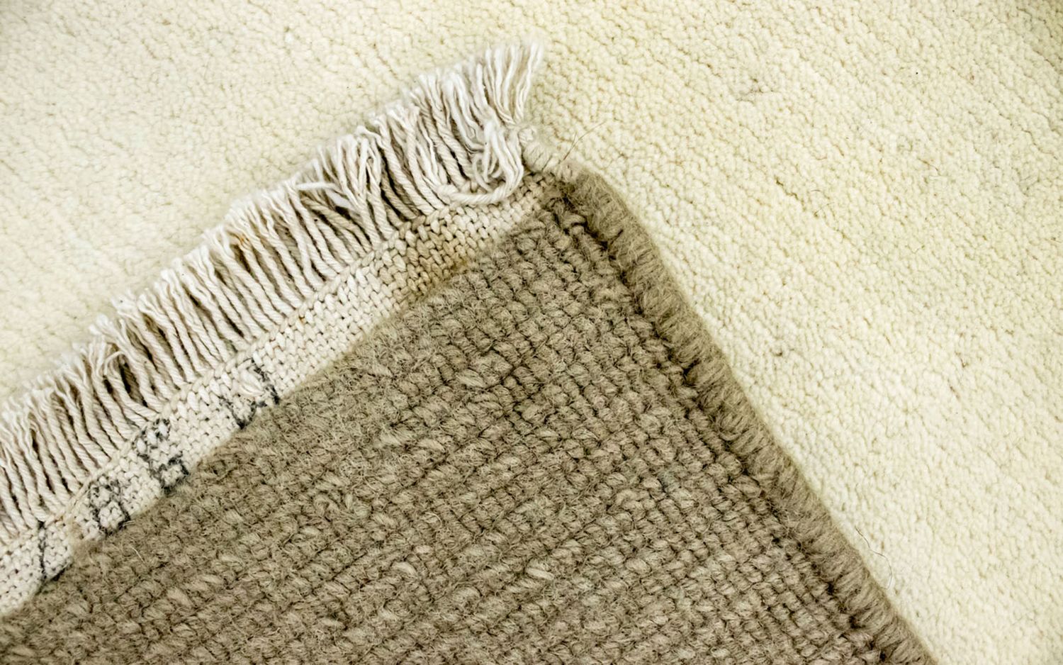 Alfombra de Nepal - 200 x 142 cm - beige
