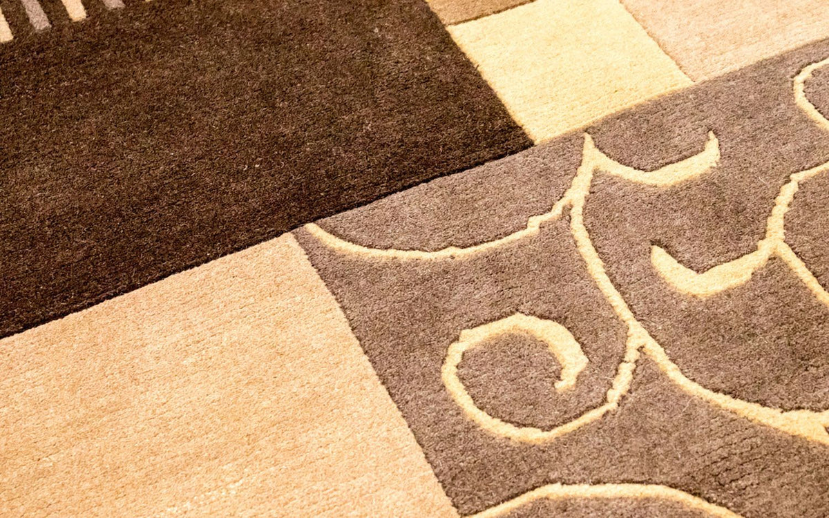 Alfombra de Nepal - 197 x 144 cm - multicolor