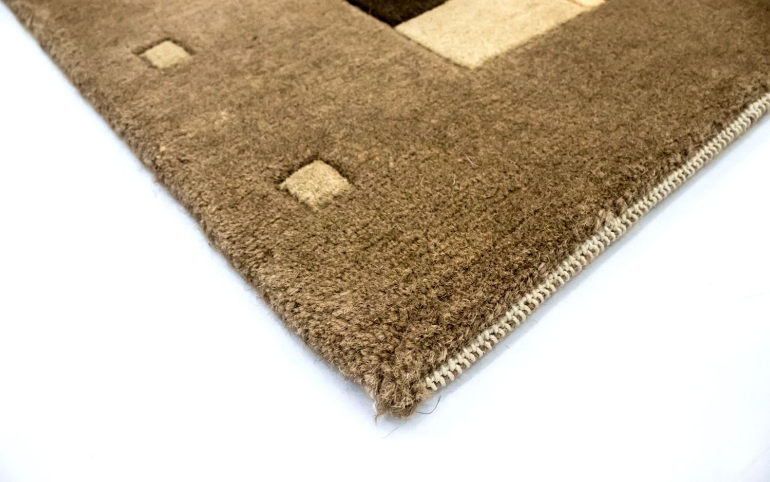 Alfombra de Nepal - 201 x 141 cm - marrón