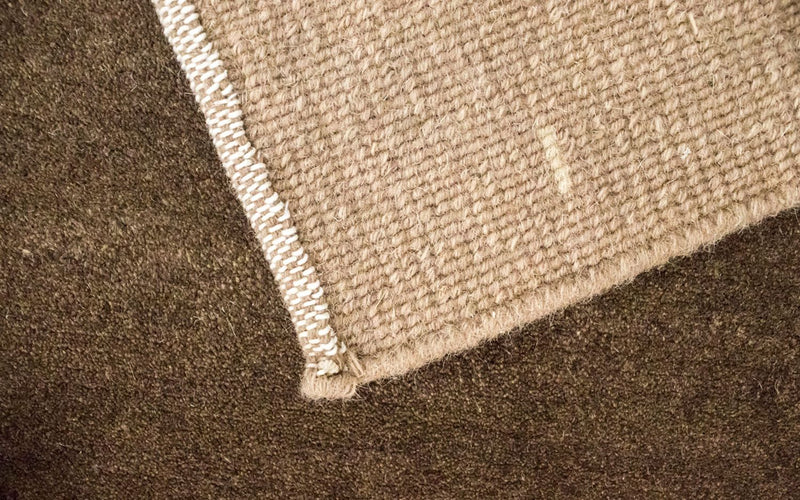 Alfombra de Nepal - 201 x 141 cm - marrón